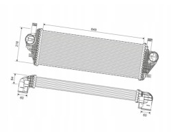 Intercooler jeep grand cherokee iv VALEO 822903 INTERCOOLER JEEP GRAND