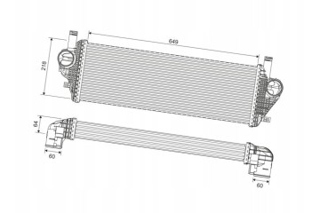 Intercooler jeep grand cherokee iv VALEO 822903 INTERCOOLER JEEP GRAND