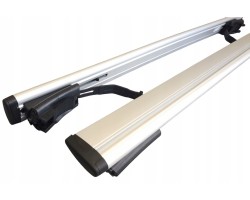 QuickFix roof crossbars mounted on fixed rails Dacia Duster III
