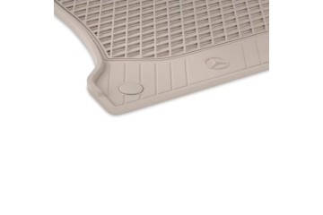 RUBBER MATS MERCEDES E CLASS W213 FRONT MERCEDES OE A21368001068U52 Packaging status original