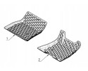 Rubber mats front Mercedes Benz EQA EQB A24368086009051 new OE Catalog number of the part A24368086009051