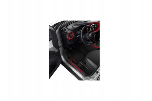 TOYOTA Aygo X Velour Rugs 520 g Red Original PW210 0H036 OE