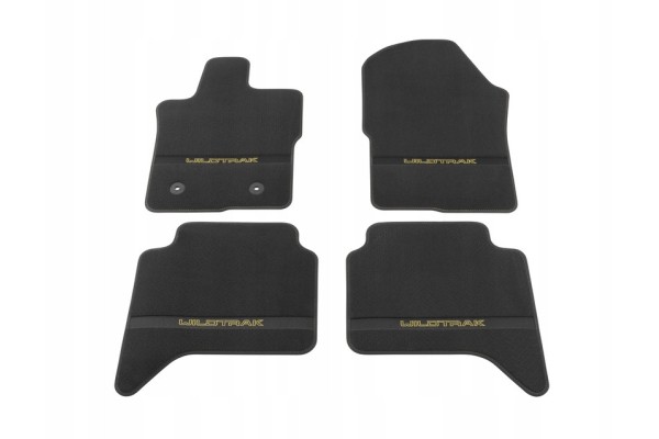 Floor mats standard front and rear black 2022