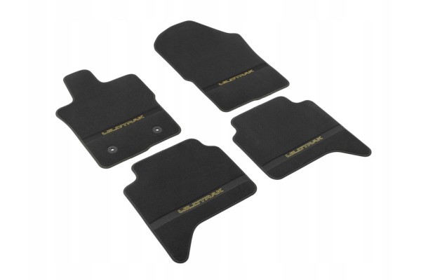 Floor mats standard front and rear black 2022 Catalog number of the part 2601664
