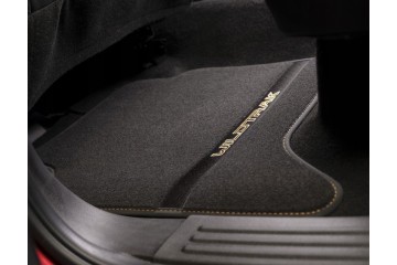 Alfombrillas de Piso, Estándar Delanteras y Traseras, Negras para For