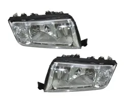 Juego de Faros Halógenos Eléctricos Izquierdo y Derecho Skoda Fabia 6Y