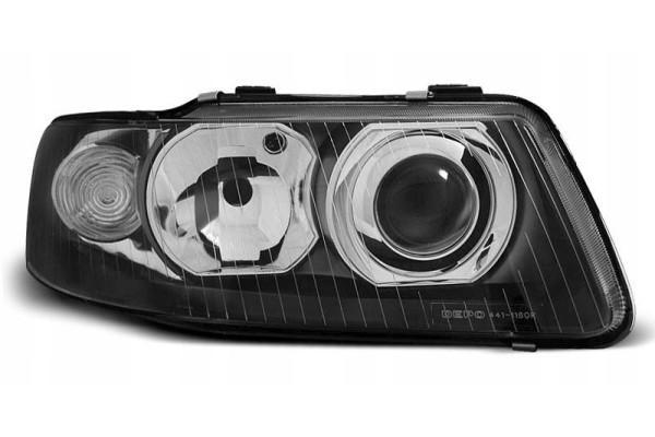 AUDI A3 8L 00 03 LAMPS headlights front BLACK lenses H1 H7 DEPO Packaging status original