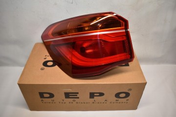 Left rear lamp combined on the fender of the BMW F48 X1