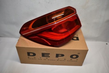 Left rear lamp combined on the fender of the BMW F48 X1 Installation side left