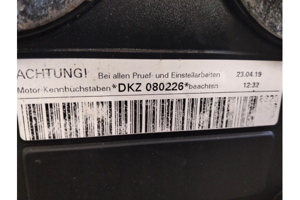 Motor Completo Audi Seat Skoda VW 2.0 TFSI DKZ Año 2019