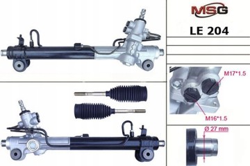 Steering gear with hydraulic assistance Lexus RX 03 09 Catalog number of the part LE204NEW
