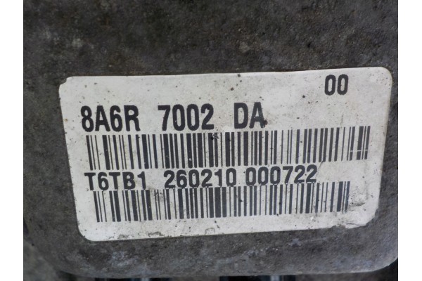 FORD FIESTA MK7 1 6 B GEARBOX 8A6R 7002 DA Engine type gasoline