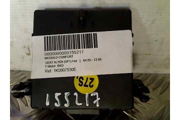 1K0907530E MODULO CONFORT SEAT ALTEA (5P1) Hot 2005 1K0907530E 155217 SEAT - 2