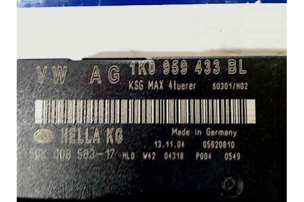 1K0959433BL MODULO CONFORT SEAT ALTEA (5P1) Hot 2005 1K0959433BL 155218 SEAT - 1