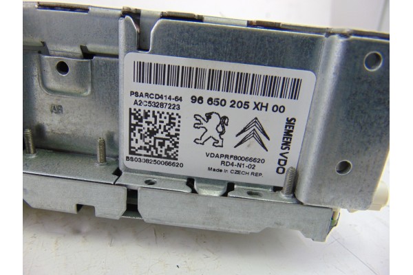 96650205XH SISTEMA AUDIO / RADIO CD PEUGEOT 308