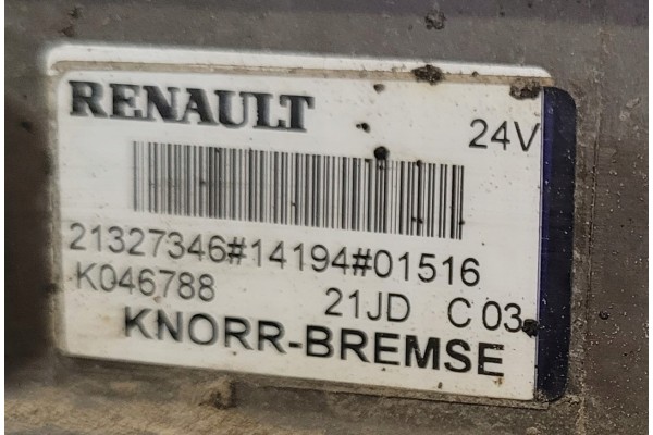 EBS VALVE MODULATOR VOLVO RENAULT 21327346 Part manufacturer Knorr Bremse