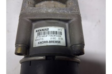 MAIN VALVE FOR BRAKE PEDAL VOLVO FL EURO 6 RENAULT RANGE D Part manufacturer Knorr Bremse