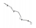 Rear heating tubes Pajero III IV LONG MN123337 ORIGINAL MITSUBISHI