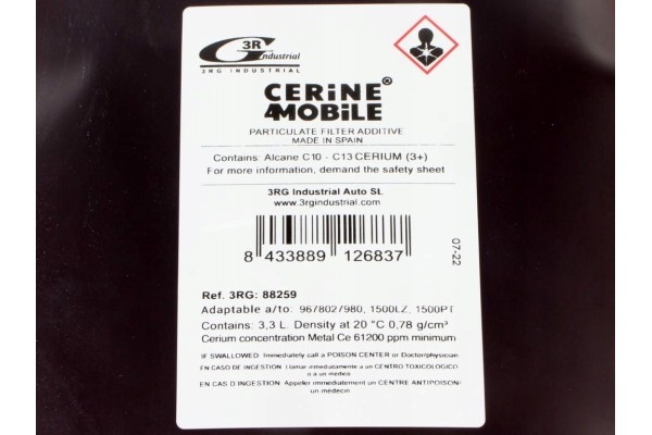 3RG 88259 Aditivo para regeneración de filtro de partículas/ hollín