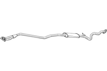 Middle exhaust silencer BOSAL BOS293 009