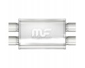 Silencer MagnaFlow 4x9 2 5 2 5 63mm 63mm x pipe stainless double 11386 Part manufacturer Magnaflow