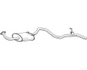 Exhaust system silencer rear fits TOYOTA LAND CRUISER 2 4D 10 8
