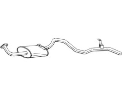 Exhaust system silencer rear fits TOYOTA LAND CRUISER 2 4D 10 8