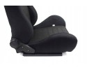 Sports chair DRAGO Velour Bride Black Catalog number of the part MN FO 023
