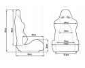 Sports chair DRAGO Velour Bride Black Car type 4x4 SUV undefined cargo vans passenger cars