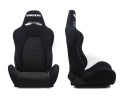 Sports chair DRAGO Velour Bride Black Quality of parts according to GVO P replacement with original quality