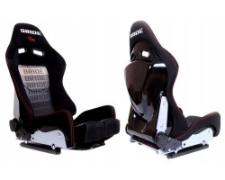 Sports chair Bucket LOW MAX K608 Velour Bride Black Grey