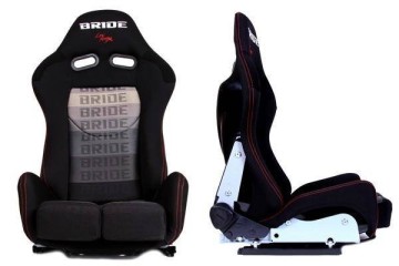 Sports chair Bucket LOW MAX K608 Velour Bride Black Grey Catalog number of the part MN FO 037