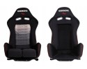 Sports chair Bucket LOW MAX K608 Velour Bride Black Grey Version European