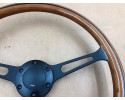 RETRO Steering Wheel Wood Black STRAP 38CM 15 INCH VINTAGE STYLE Catalog number of the original kierownica drewno bmw mercedes p