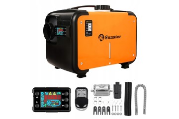Diesel 8KW 12V 24V LCD Muffler RV Truck WEBASTO
