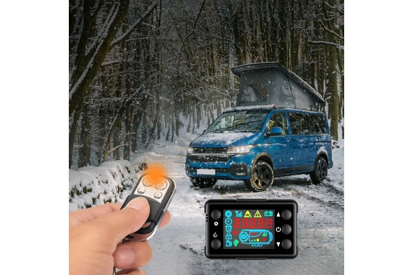 Calefactor estacionario Sunster 8 kW 12 V diésel con pantalla LCD
