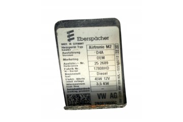 VW CRAFTER MAN 2N0819006C DRY WEBASTO COMPLETE Catalog number of the part 2N0819006C