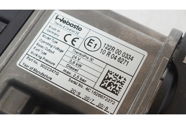 Mercedes webasto parking heater A0018303120 9022347G Car type trucks cargo vans passenger cars