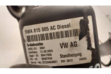 Calefactor de Estacionamiento Webasto AUDI 5WA815005AC