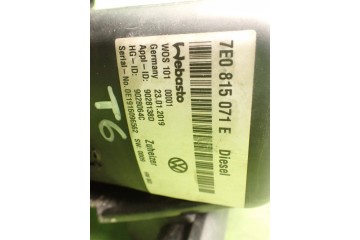 Webasto parking heater VW TRANSPORTER MULTIVAN T6 LIFT 21r 7E0815071E Car type passenger cars