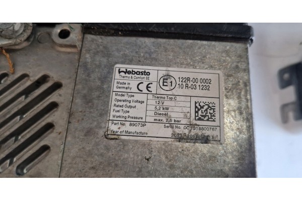 Webasto Completo OE 89073P con Controlador OE 9019509B para Nissan X-T