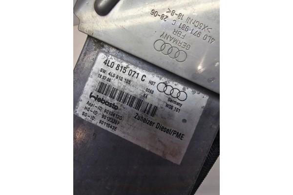 Calefactor Webasto Audi Q7 4L 4L0815071C Set