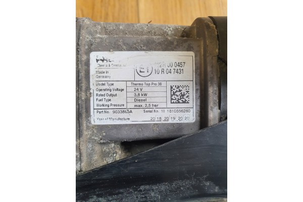 Parking heater WEBASTO THERMO DAF XF 106 LIFT 2020447 9033276A demont Part manufacturer DAF OE