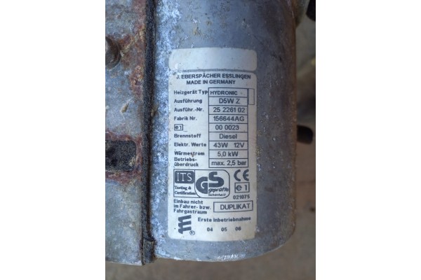Calefactor adicional Webasto para Toyota Yaris Verso 99-05