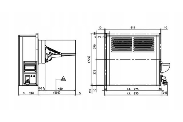 MONOBLOCK RIVACOLD CTM016G001 R452A 230V for wall mounting Part manufacturer no brand