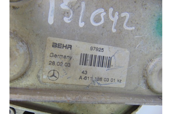 A6111880301 ENFRIADOR ACEITE MOTOR JEEP GRAND CHEROKEE (WJ/WG) 2.7 CRD Limited 2003 A6111880301 151042 JEEP - 2