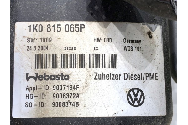 WEBASTO VW TOURAN 1K0815065P Hatchback 1 9 03 10 Product weight with unit packaging 5 kg