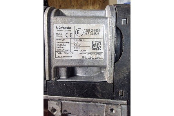 Webasto Thermo Top Evo 5kW