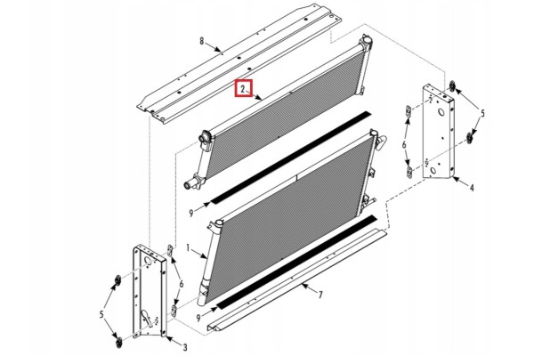 Thermo King Cooler Series T 1080R Series S 1000S Catalog number of the part 67 2717
