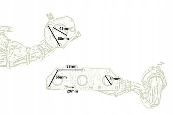 Exhaust manifold Audi 2 7 BiTurbo TUNING SPORT EAN GTIN 5903713042754